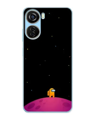 Чехол для ZTE V40 Design с картинкой «Одинокий герой на планете» Чехол для ZTE V40 Design с картинкой «Одинокий герой на планете»