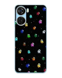 Чехол для ZTE V40 Design с картинкой «Экипаж Among Us» Чехол для ZTE V40 Design с картинкой «Экипаж Among Us»