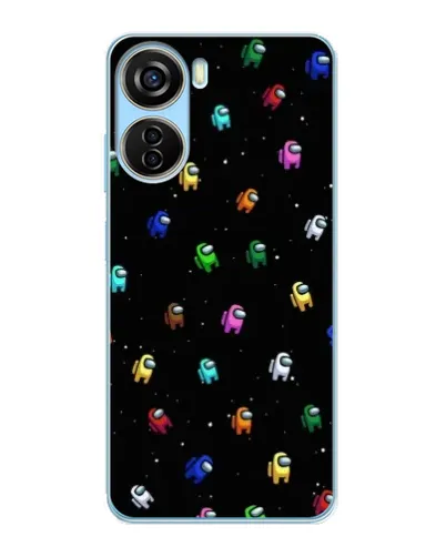 Чехол для ZTE V40 Design с картинкой «Экипаж Among Us» Чехол для ZTE V40 Design с картинкой «Экипаж Among Us»