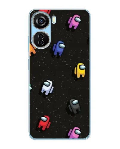 Чехол для ZTE V40 Design с картинкой «Космический паттерн Among Us» Чехол для ZTE V40 Design с картинкой «Космический паттерн Among Us»