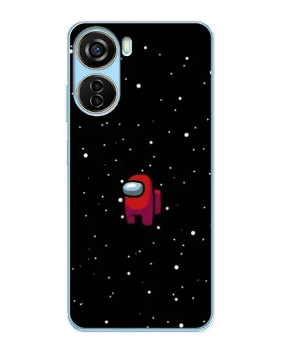 Чехол для ZTE V40 Design с картинкой «Красный Among Us» Чехол для ZTE V40 Design с картинкой «Красный Among Us»