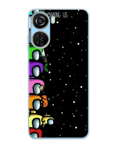 Чехол для ZTE V40 Design с картинкой «Команда Among Us» Чехол для ZTE V40 Design с картинкой «Команда Among Us»