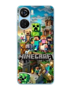 Чехол для ZTE V40 Design с картинкой «Замок Minecraft» Чехол для ZTE V40 Design с картинкой «Замок Minecraft»