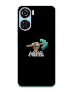 Чехол для ZTE V40 Design с картинкой «Алмазная кирка»
