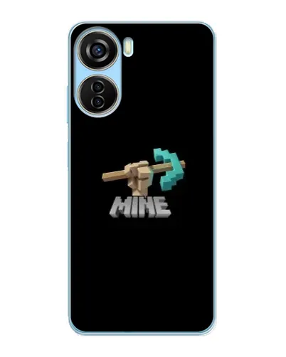 Чехол для ZTE V40 Design с картинкой «Алмазная кирка»