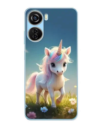 Чохол для ZTE V40 Design з картинкою «Єдиноріг на галявині» Чохол для ZTE V40 Design з картинкою «Єдиноріг на галявині»