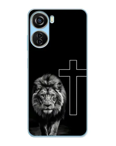 Чехол для ZTE V40 Design с картинкой «Лев и Крест»