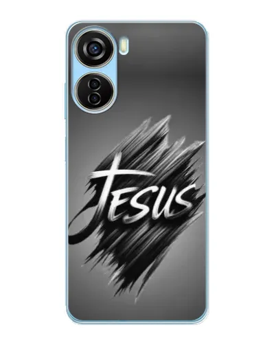 Чехол для ZTE V40 Design с картинкой «Надпись Jesus Graffiti»
