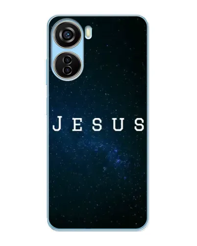 Чехол для ZTE V40 Design с картинкой «Звездное небо Jesus»