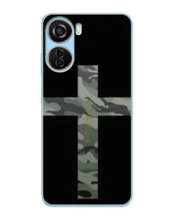 Чехол для ZTE V40 Design с картинкой «Милитари Крест»