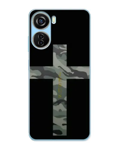 Чехол для ZTE V40 Design с картинкой «Милитари Крест»