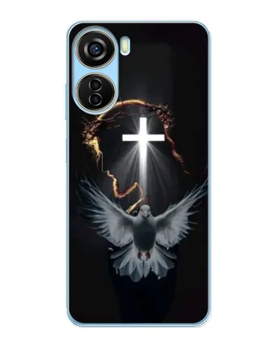 Чехол для ZTE V40 Design с картинкой «Голубь и Свет»