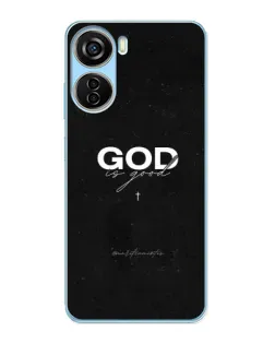Чехол для ZTE V40 Design с картинкой «GOD — Бог над всем»