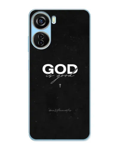 Чехол для ZTE V40 Design с картинкой «GOD — Бог над всем»