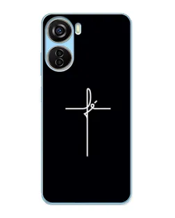 Чехол для ZTE V40 Design с картинкой «Тонкий крест»