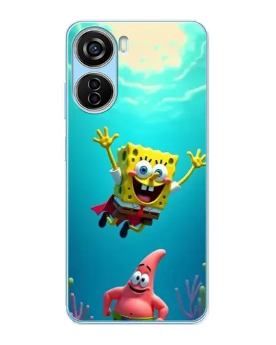 Чохол для ZTE V40 Design з картинкою «Спанч Боб під водою» Чохол для ZTE V40 Design з картинкою «Спанч Боб під водою»