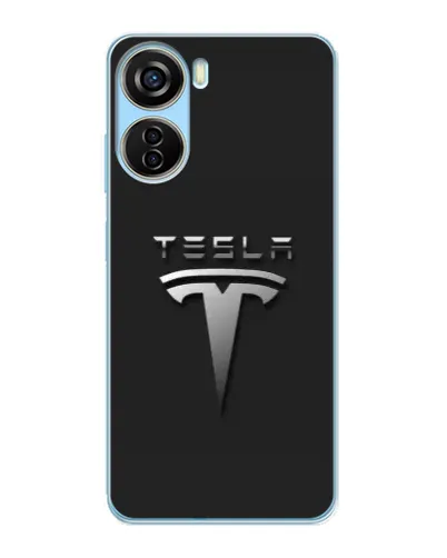 Чохол для ZTE V40 Design з картинкою «Сталевий логотип Tesla» Чохол для ZTE V40 Design з картинкою «Сталевий логотип Tesla»