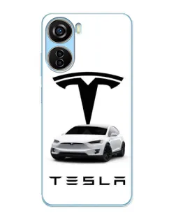 Чохол для ZTE V40 Design з картинкою «Tesla White Style»
