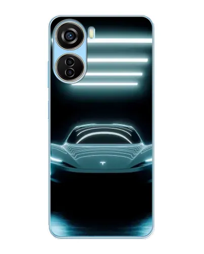 Чохол для ZTE V40 Design з картинкою «Tesla в неоні» Чохол для ZTE V40 Design з картинкою «Tesla в неоні»