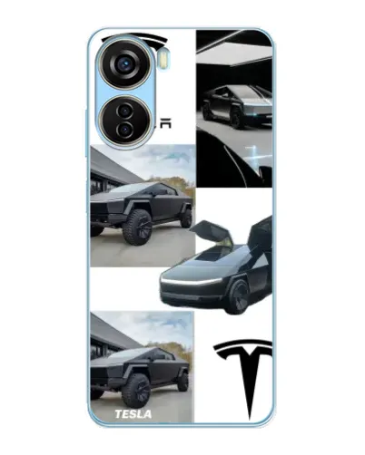 Чохол для ZTE V40 Design з картинкою «Колаж Cybertruck Tesla» Чохол для ZTE V40 Design з картинкою «Колаж Cybertruck Tesla»