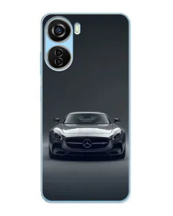 Чохол для ZTE V40 Design з картинкою «Mercedes на чорному»