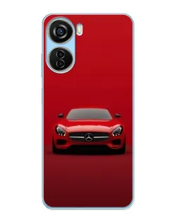 Чохол для ZTE V40 Design з картинкою «Червоний Mercedes AMG»