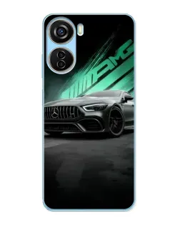 Чохол для ZTE V40 Design з картинкою «Темний Mercedes AMG»