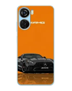 Чохол для ZTE V40 Design з картинкою «Помаранчевий Mercedes AMG»