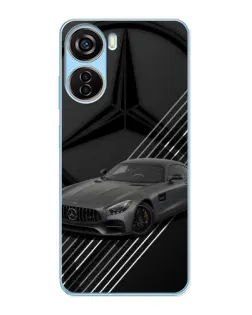Чохол для ZTE V40 Design з картинкою «Mercedes AMG — графіка»