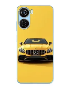Чохол для ZTE V40 Design з картинкою «Жовтий Mercedes GT»