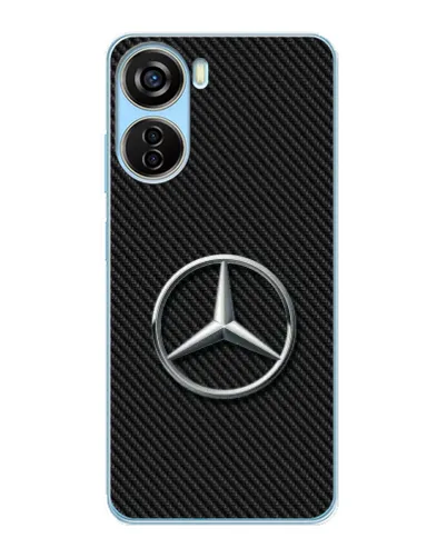 Чехол для ZTE V40 Design с картинкой «Карбоновый Mercedes стиль» Чехол для ZTE V40 Design с картинкой «Карбоновый Mercedes стиль»