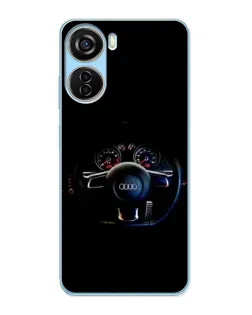 Чохол для ZTE V40 Design з картинкою «Салон Audi — кермо» Чохол для ZTE V40 Design з картинкою «Салон Audi — кермо»