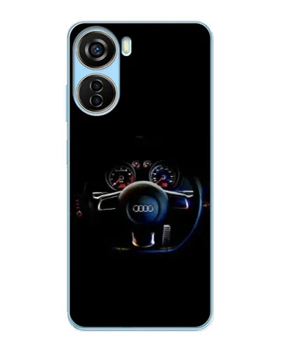 Чехол для ZTE V40 Design с картинкой «Салон Audi — руль» Чехол для ZTE V40 Design с картинкой «Салон Audi — руль»