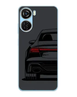 Чехол для ZTE V40 Design с картинкой «Задняя часть Audi — арт»