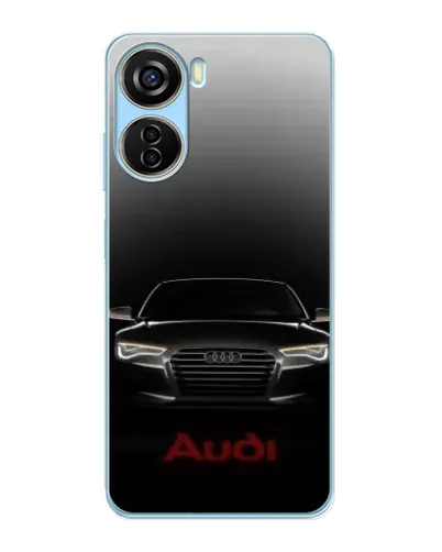 Чехол для ZTE V40 Design с картинкой «Audi — градиентный контур» Чехол для ZTE V40 Design с картинкой «Audi — градиентный контур»