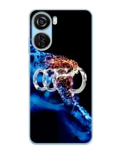 Чехол для ZTE V40 Design с картинкой «Энергия лого Audi»
