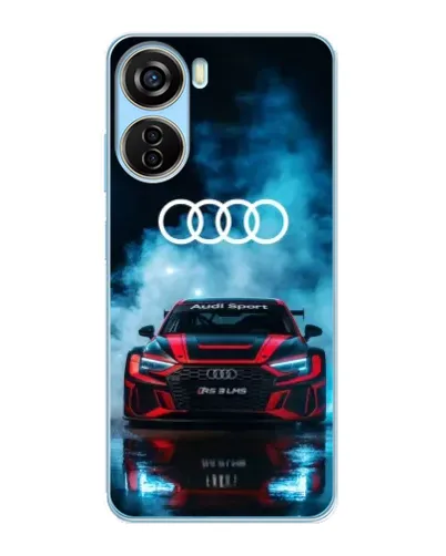 Чехол для ZTE V40 Design с картинкой «Audi Sport — неон» Чехол для ZTE V40 Design с картинкой «Audi Sport — неон»