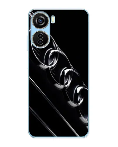 Чехол для ZTE V40 Design с картинкой «Audi — абстрактные кольца» Чехол для ZTE V40 Design с картинкой «Audi — абстрактные кольца»