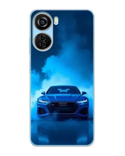 Чехол для ZTE V40 Design с картинкой «Audi — голубая энергия» Чехол для ZTE V40 Design с картинкой «Audi — голубая энергия»