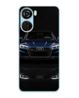 Чехол для ZTE V40 Design с картинкой «Audi — ночное отражение»