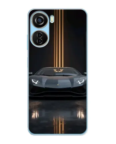 Чохол для ZTE V40 Design з картинкою «Lamborghini золоті лінії» Чохол для ZTE V40 Design з картинкою «Lamborghini золоті лінії»