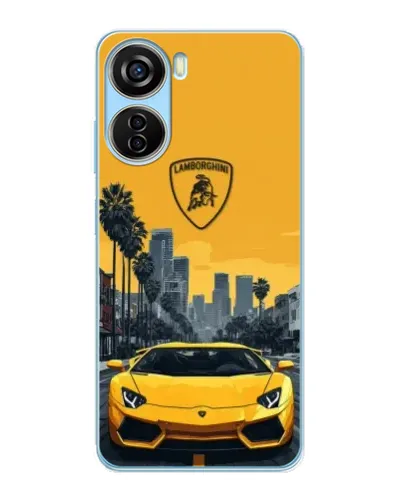 Чохол для ZTE V40 Design з картинкою «Жовтий Lamborghini місто» Чохол для ZTE V40 Design з картинкою «Жовтий Lamborghini місто»