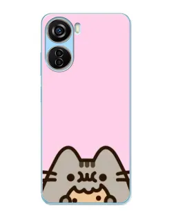 Чохол для ZTE V40 Design з картинкою «Pusheen та печиво»