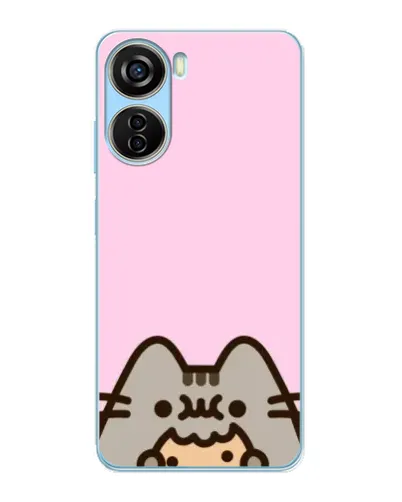 Чохол для ZTE V40 Design з картинкою «Pusheen та печиво» Чохол для ZTE V40 Design з картинкою «Pusheen та печиво»