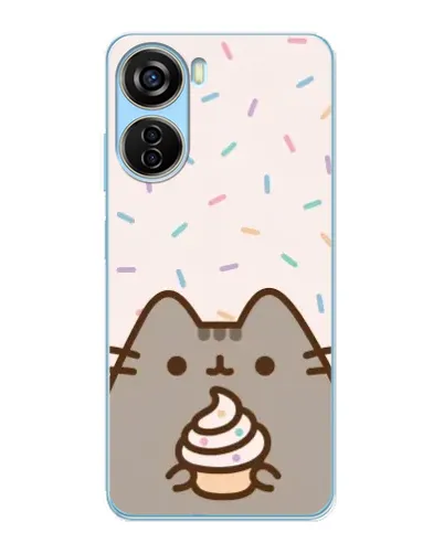 Чохол для ZTE V40 Design з картинкою «Пушин з кексом» Чохол для ZTE V40 Design з картинкою «Пушин з кексом»