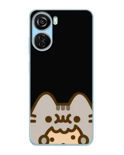Чохол для ZTE V40 Design з картинкою «Пушин на чорному»