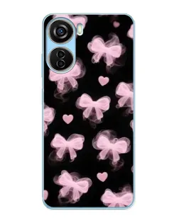 Чехол для ZTE V40 Design с картинкой «Геометрия банта»