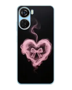Чехол для ZTE V40 Design с картинкой «Дымчатое сердце»