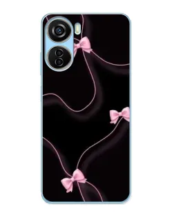 Чехол для ZTE V40 Design с картинкой «Розовые ленты»