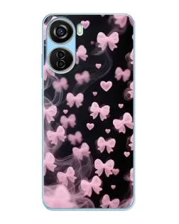 Чехол для ZTE V40 Design с картинкой «Неоновое кружево»